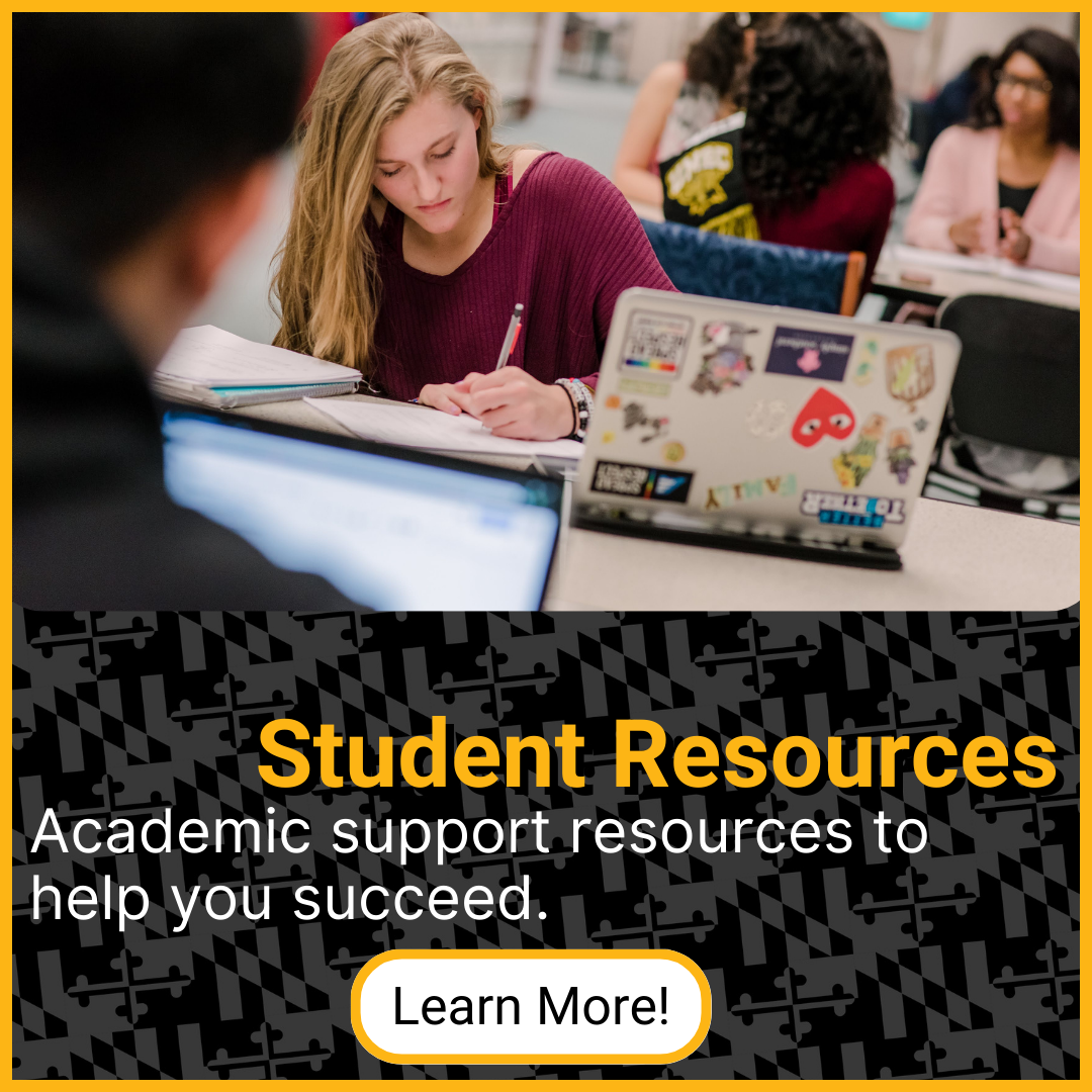 Student Resources. Academic Support resources to help you succeed. Click to learn more.