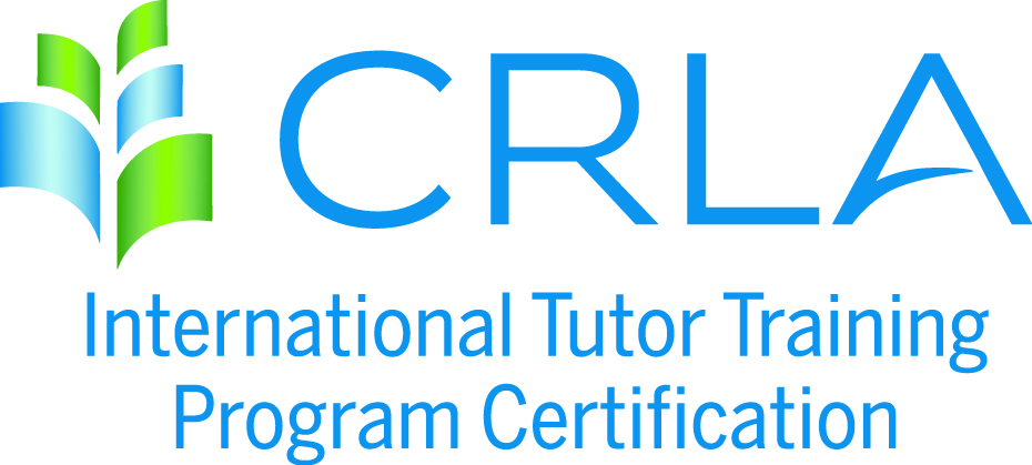 Logo of the College Reading and Learning Association's International Tutor Training Program Certification (Green and Blue)