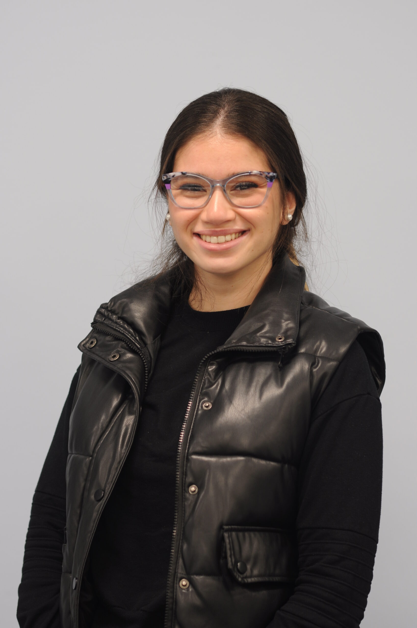 An informal portrait of a student smiling